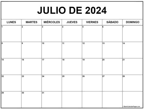 Calendario Julio 2024 Para Imprimir Gratis Image To U Nbkomputer