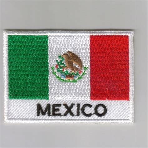 Mexico Embroidered Patches Country Flag Mexico Patches Iron On Badges