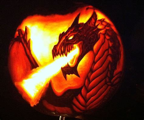 Easy Dragon Pumpkin Carving – HOMYSTYLE