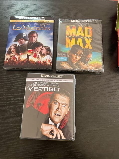 Just received my 4k discs from the 3 for $33 Amazon sale : r/4kbluray