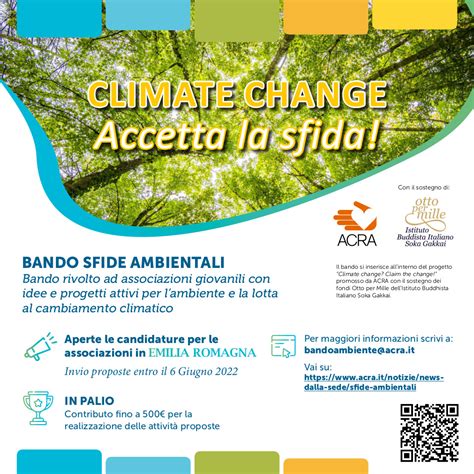 Bando Sfide Ambientali Con ACRA CSV Emilia