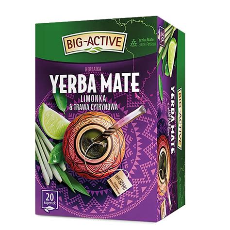 Herbata Yerba Mate Limonka Trawa Ex Big Active Polski