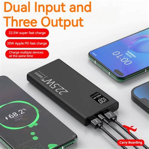 100 Original PD 22 5w Powerbank Fast Charging Powerbank 100000mah