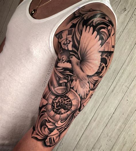 Tatuagem Masculina No Bra O Sombreada Tatuagem Masculina Bra O Fechado