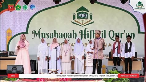 Sholawat Asysghil Acarq Musabaqah Hifhil Qur An Lubuk Basung Gor Rang