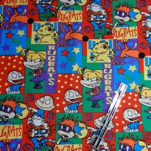 Rugrats Fabric Wide One Continuous Yard Available Sold By The