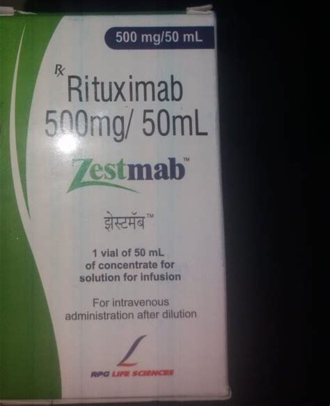 Zestmab Retuximab 500mg Rpg Lifesciences 1x1 At ₹ 6500 Vial In New Delhi