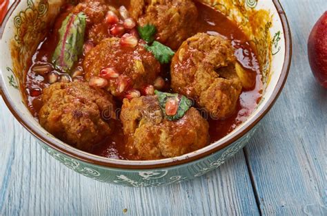 Kofta Challow Is A Traditional Afghan Dish Consisting Of Meatballs And