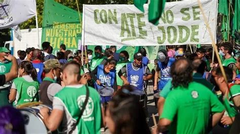 ATE comienza los acampes a primera hora cortarán la calle España en