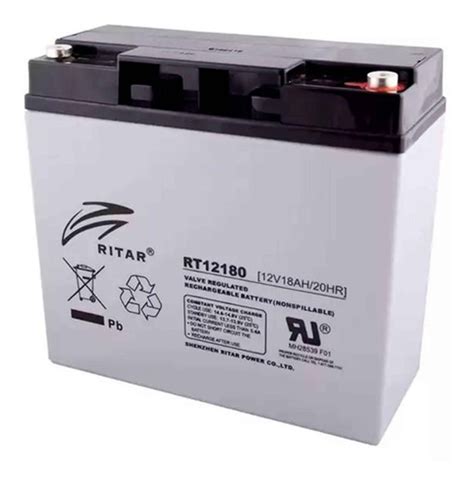 Batería Ritar 12v 18ah Agm Ref Rt12180 Envío gratis