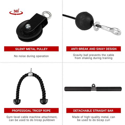 Pulley Cable System Machine Pull Down And Lift Up – Vicedeal