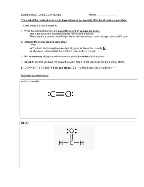 Lewis Structures Practice Exercises Answers Studocu — db-excel.com