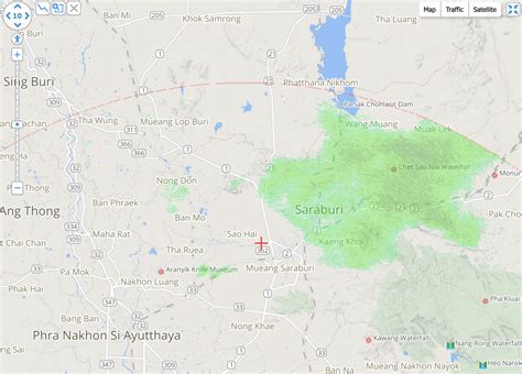 การแสดงผลชั้นข้อมูล Layers แผนที่จาก Wms Wmts Server