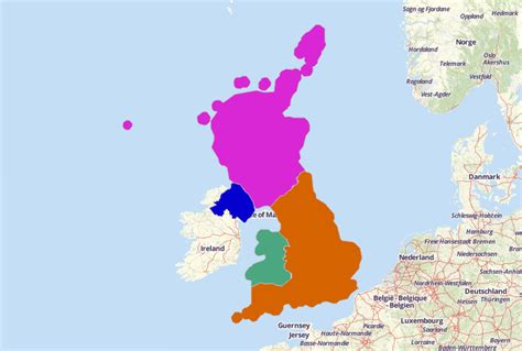 United Kingdom Territories Map