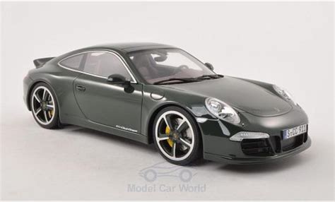 Miniature Porsche 991 SC 1 18 GT Spirit 911 Club Coupe Dunkelverte