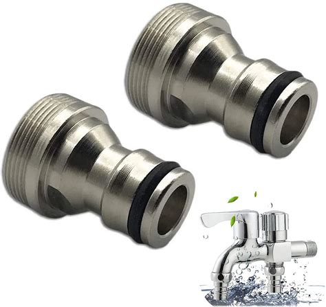 Brass Threaded Hose Connector Universal Faucet Adapter Hose Mixer Tap