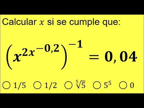 2547 Ejercicio resuelto sobre ecuación exponencial y formas análogas