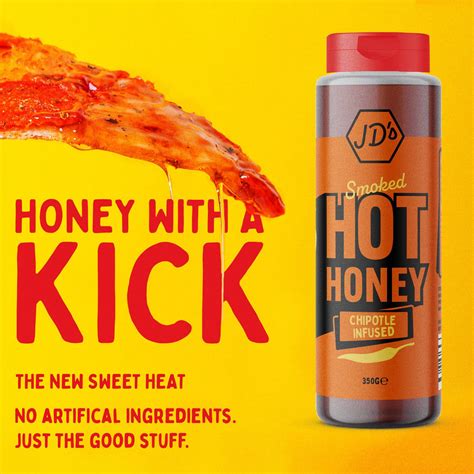 JD's Smoked Hot Honey 350g – JD's Hot Honey