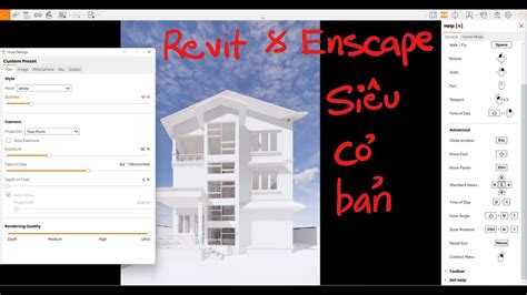 C M Nang Render B Ng Enscape Trong Revit D Nh Cho Ng I M I Youtube