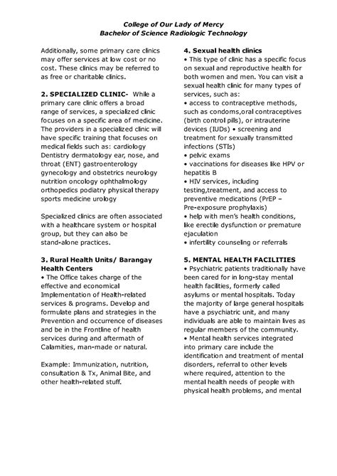 SOLUTION: Introduction to radiologic technology and health care - Studypool
