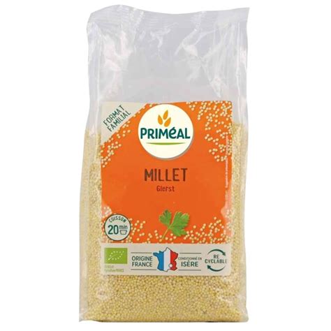 MILLET DECORTIQUE FRANCE 1KG PRIMEAL Acheter Sur EtiketBio Eu