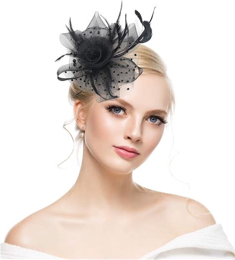 Black And White Fascinator Hat Black And White Wedding Z Derby