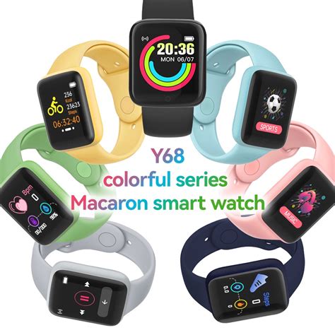 Novo Colors Y D Smartwatch Prova D Gua Usb Esportivo