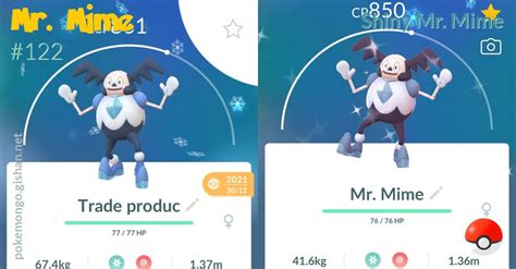 Shiny Mr. Mime - Pokemon Go