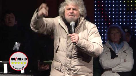 Beppe Grillo Tsunami Tour Novara 15 Febbraio 2013 COMIZIO INTEGRALE