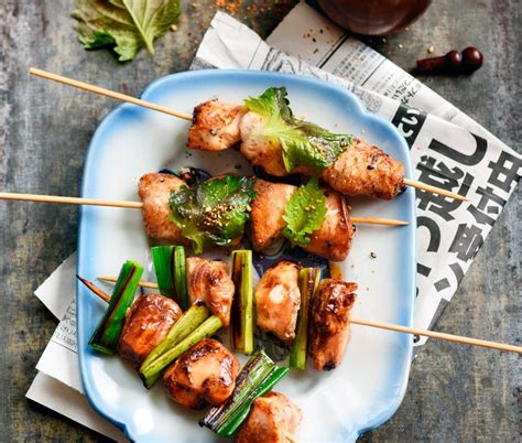 Yakitori Poulet Poireaux Recette Cuisine