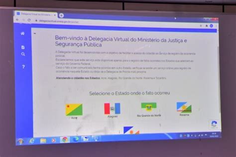 Roraima adere à Delegacia Virtual do Ministério da Justiça Roraima em