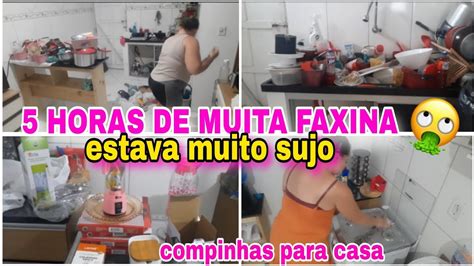 CANSEI 3 DIAS SEM LIMPAR A CASA MUITA FAXINA BAGUNÇA FAXINA COMPLETA 5