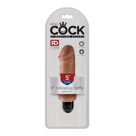 King Cock In Vibrating Stiffy Dildo Tan Pipedream Satisfaction