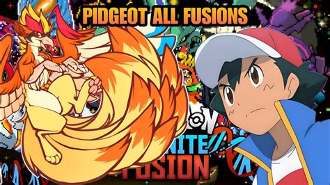 Pidgeots All Fusions With Gen 1 Pokemon PokÉmon Infinite Fusion