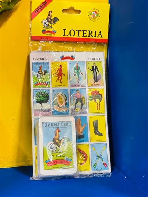 Loter A Mexican Bingo Game Etsy