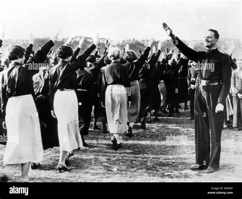 Sir Oswald Mosley Leader Of The British Union Of Fascists Taking A