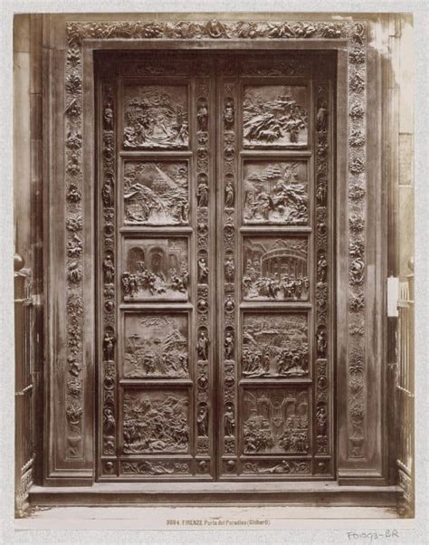 Gates Of Paradise By Lorenzo Ghiberti The World Famous Bronze Door