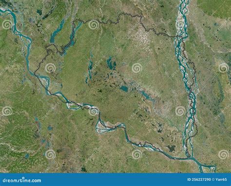 Rajshahi Bangladesh High Res Satellite No Legend Stock Illustration