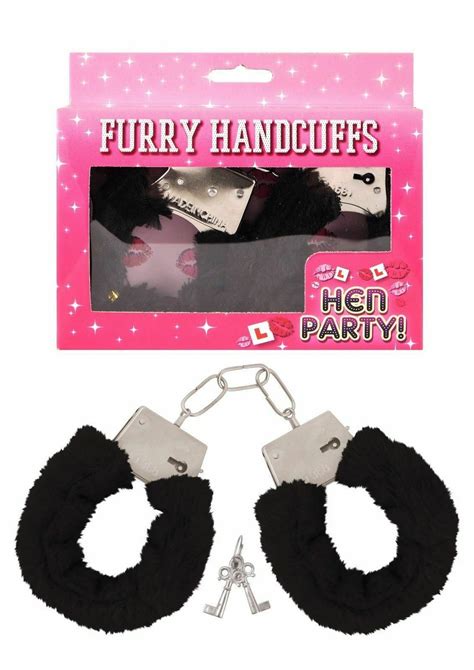 Furry Fluffy Handcuffs Fancy Dress Hen Night Stag Party Role Play Toy