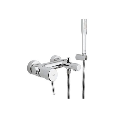 Grohe Concetto Wannenarmatur 32212001 Aufputz Mit Brausegarnitur Chrom