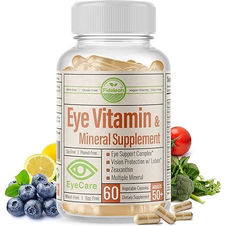 Amazon Eye Vitamins Eye Vitamin Mineral Supplement Contains