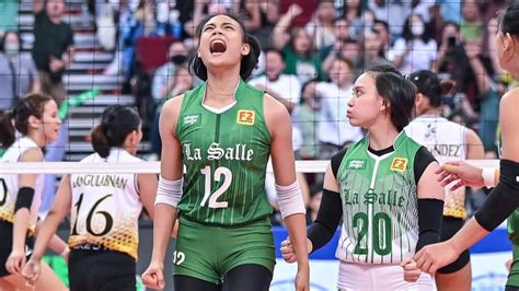 Angel Canino Stars In DLSUs Win UAAP Season 85 Womens Volleyball