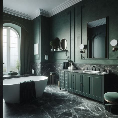 15 Dark Green Bathroom Ideas for a Bold Statement