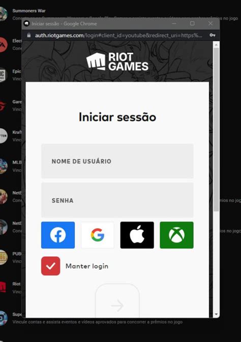 Como Vincular Conta Riot Games Ao Youtube Mais Esports