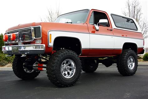 74 Two Tone Burnt Orange And White Chevy K5 Blazer Pinterest