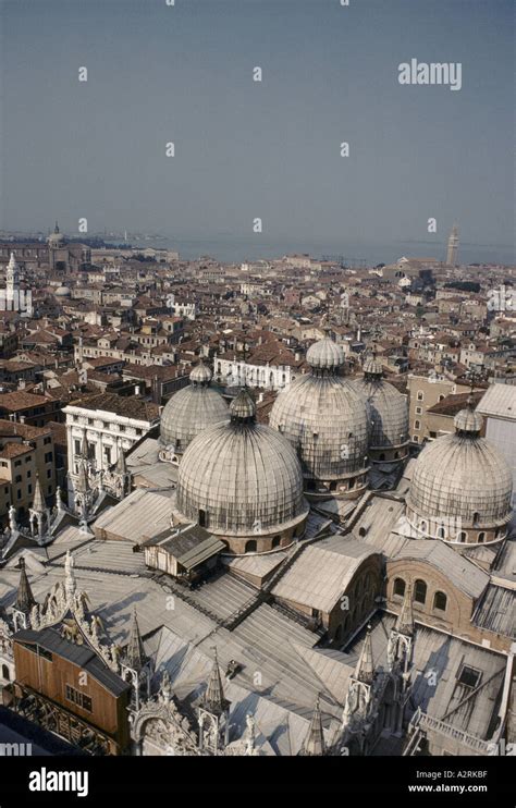 an aerial view of venice Stock Photo - Alamy