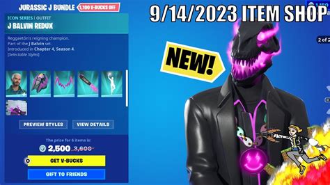 New J Balvin Redux Bundle Fortnite Item Shop Youtube