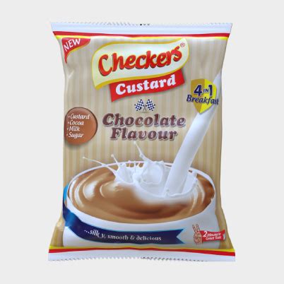 Checkers Custard Chocolate 4-in-1 Sachet 40g - checkers.ng