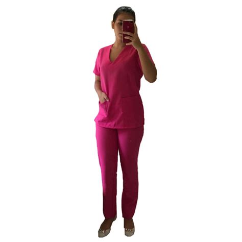 Conjunto Pijama Hospitalar Scrub Cirúrgico Feminino Shopee Brasil