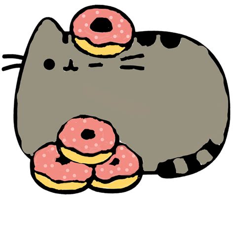 Pusheen Donut By Bowwowdrawz On Deviantart